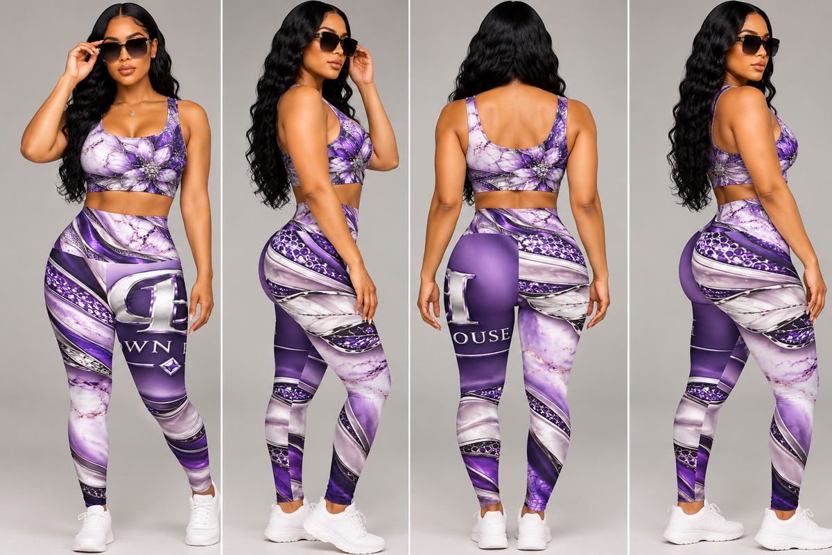 CROWN HOUSE PURPLE SET