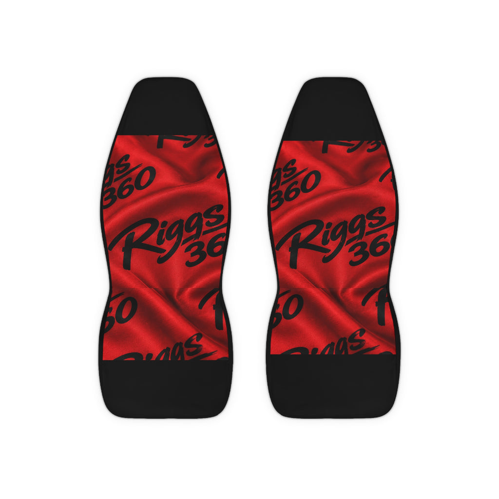 Riggs 360 Red Satin Polyester Car Seat Covers