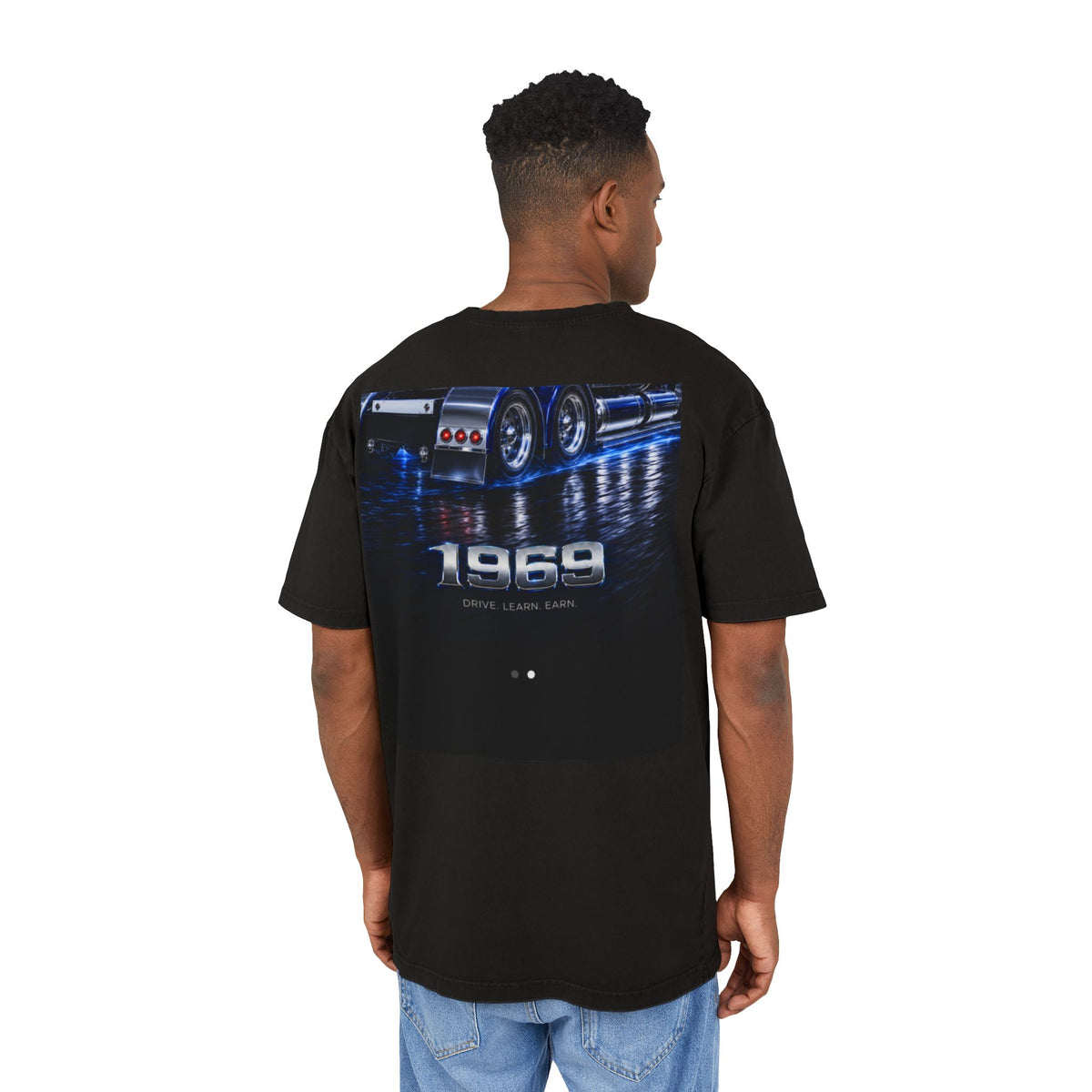 RIGGS 360 Vintage 1969 Big Rig Tee — Retro Semi Truck Graphic Shirt