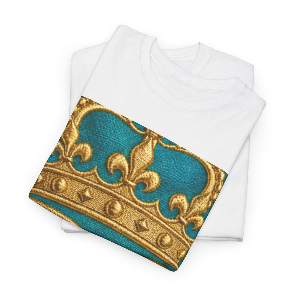 Royal R3 Crown T‑Shirt — Gold Crest Graphic Tee