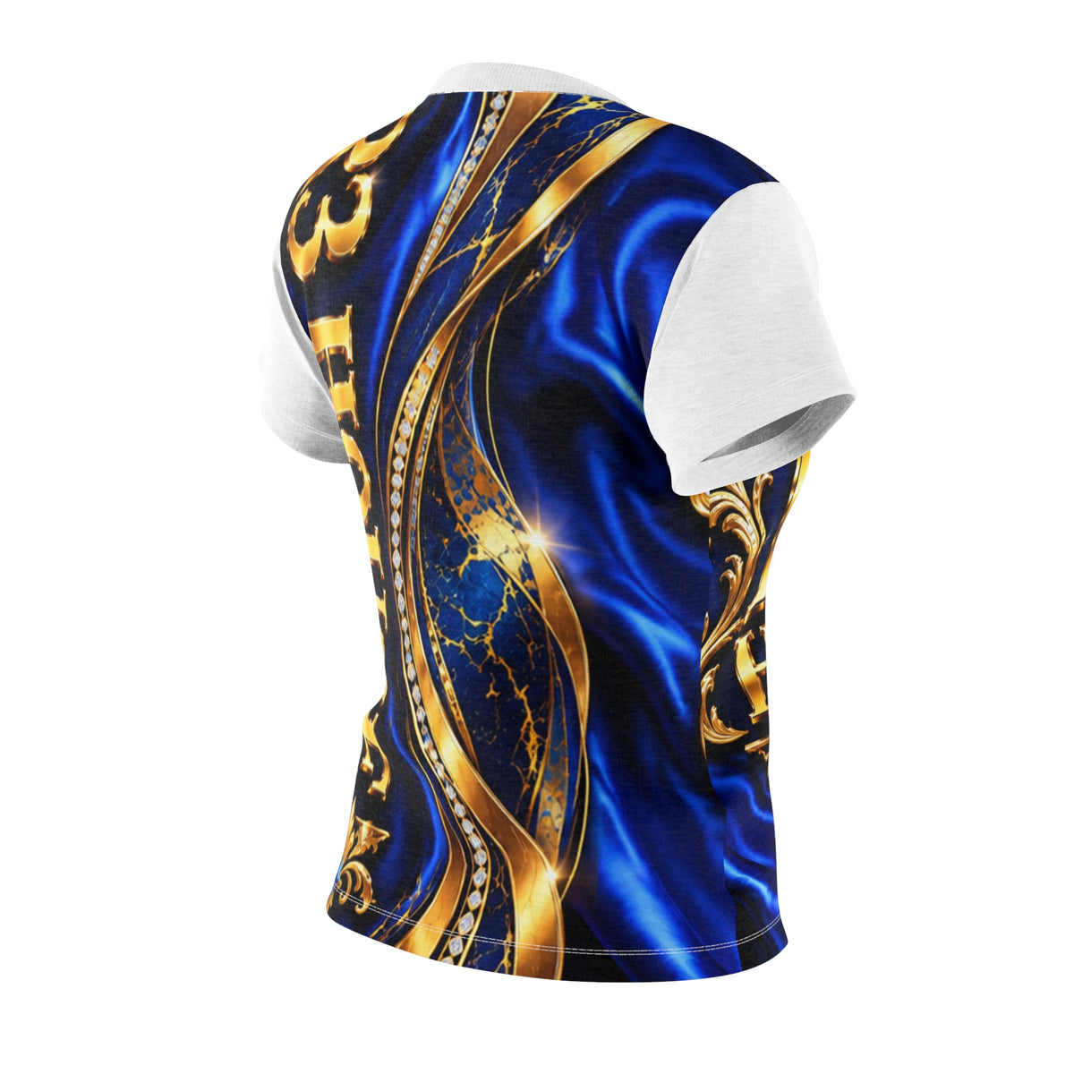 R3 HOUSE WOMENS BLUE & GOLD TOP