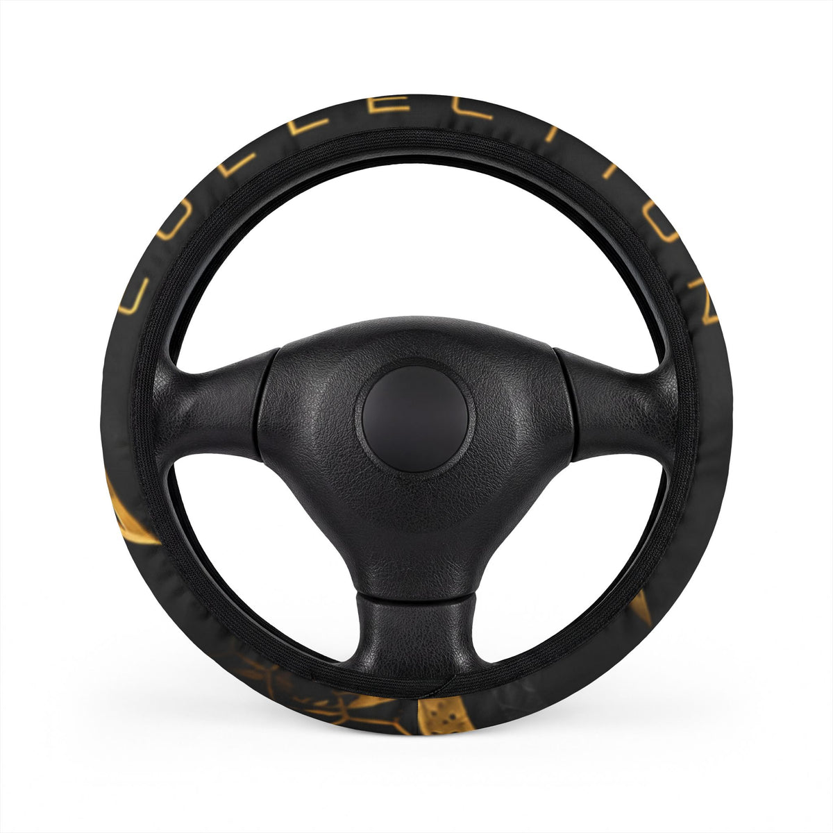 RIGGS 360 Tortoiseshell Car Steering Wheel Cover — Retro Brown Pattern Grip