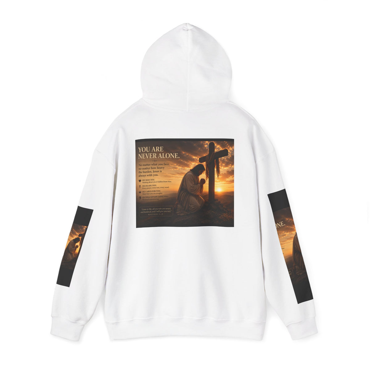 RIGGS 360 Jesus Praying at Sunset Hoodie