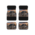Semi Truck Car Floor Mats (Set of 4) – Heavy-Duty Trucker Interior Mats