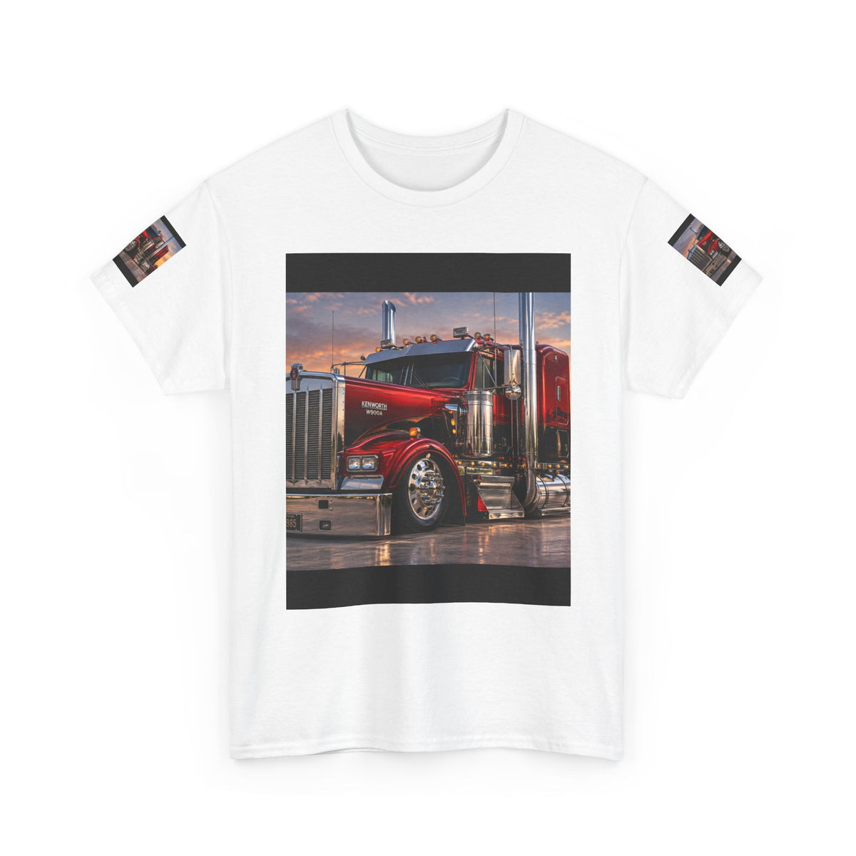 Classic Red Kenworth Truck T‑Shirt — Big Rig Trucker Tee