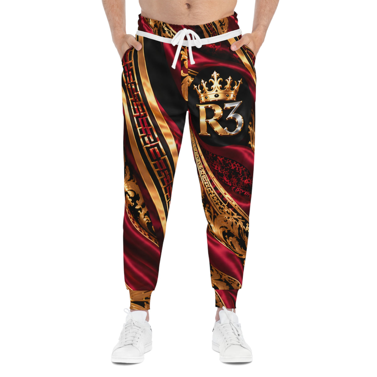 R3 HOUSE MENS BURGUNDY BOTTOMS
