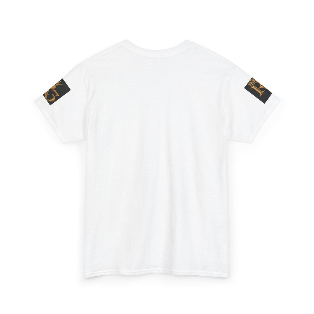 Royal R3 Crown T-Shirt — Gold Monogram Graphic Tee