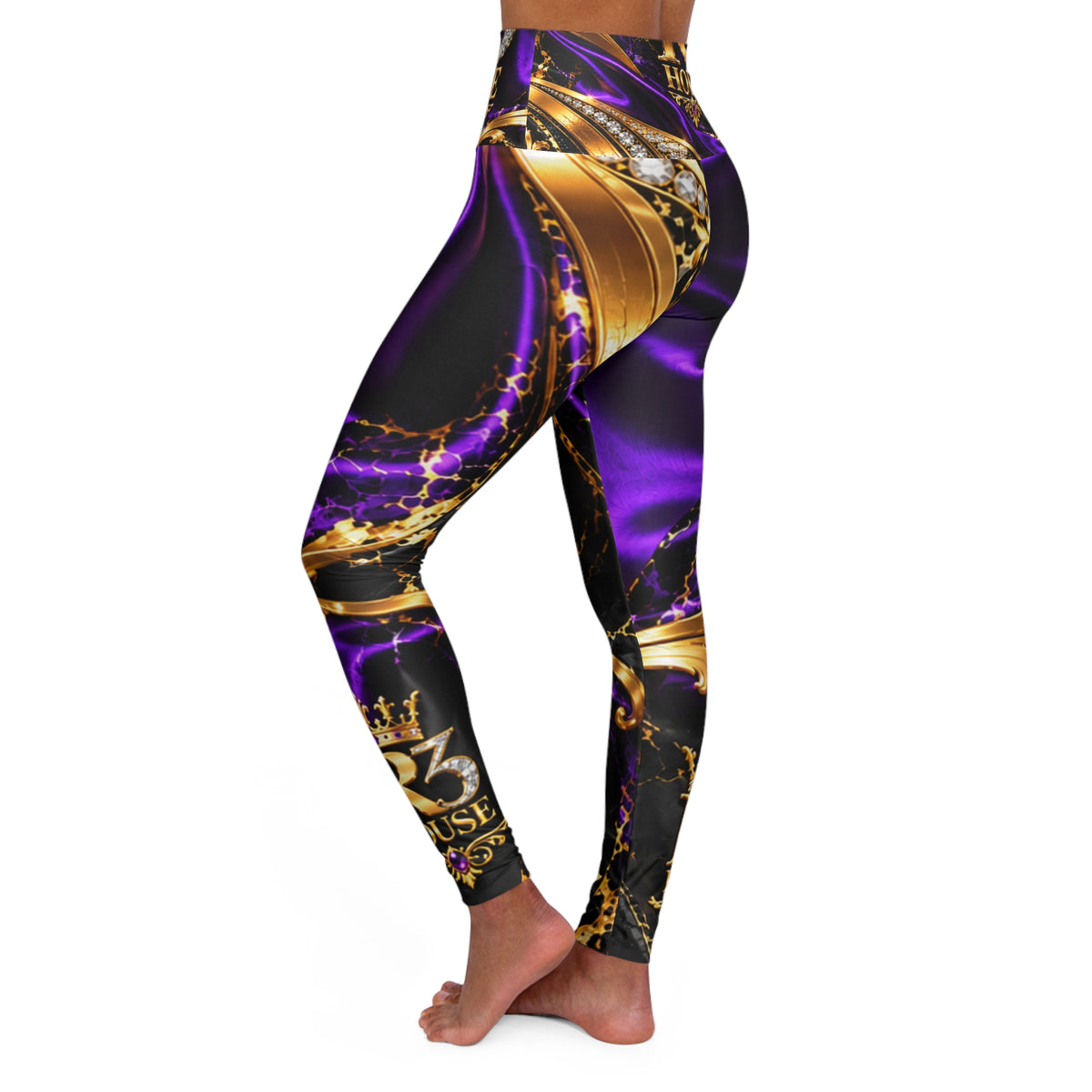 R3 HOUSE WOMENS PURPLE PASSION LEGGINS