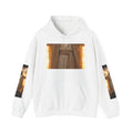 RIGGS 360 Sunset Cloak Hoodie — Serene Draped Robe Graphic Hooded Sweatshirt