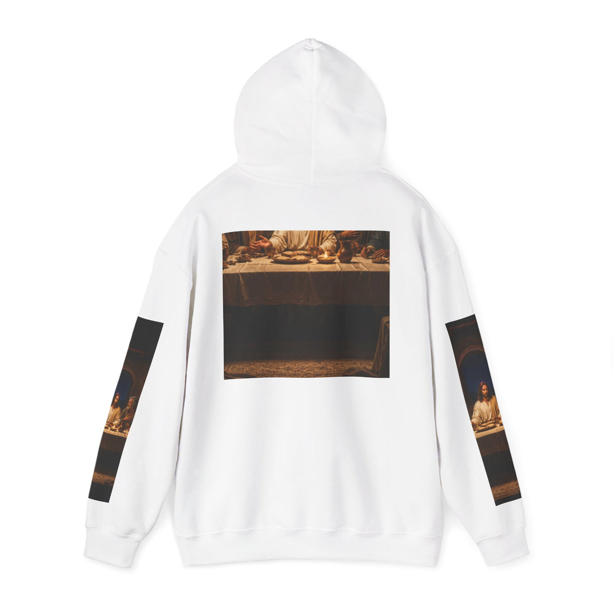 RIGGS 360 Last Supper Hoodie — Renaissance Jesus Print Pullover