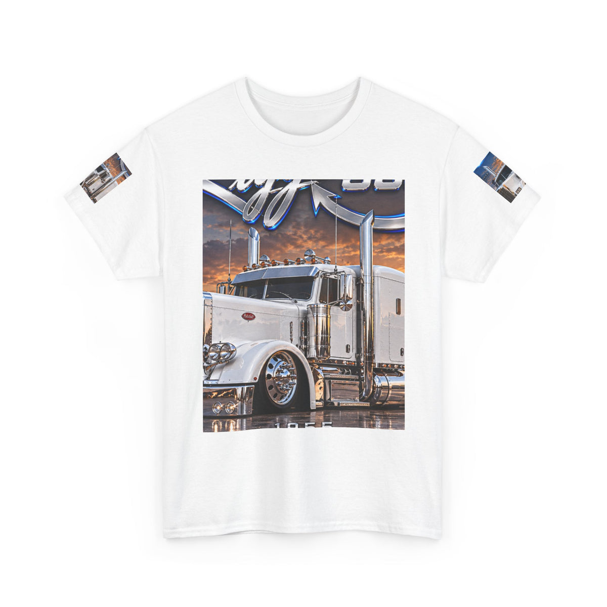 Big Rig Truck Graphic Tee — Classic Semi Truck Print T‑Shirt for Truckers & Enthusiasts