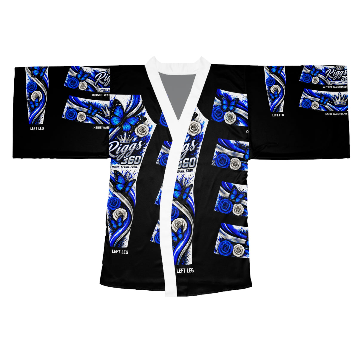 Long Sleeve Kimono Robe (AOP)