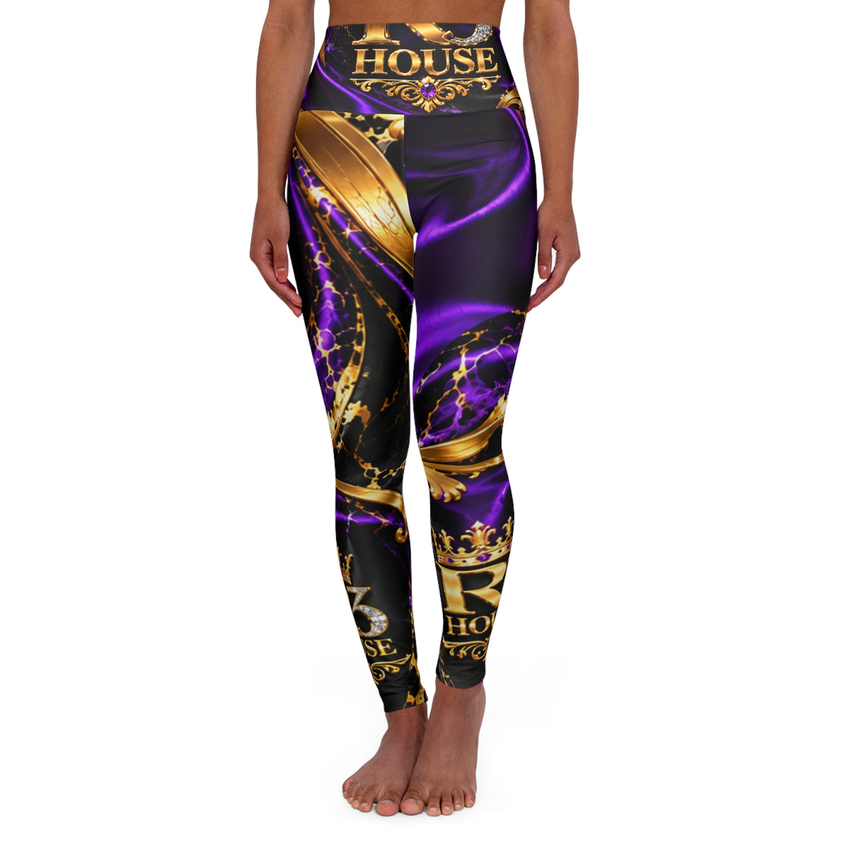 R3 HOUSE WOMENS PURPLE PASSION LEGGINS