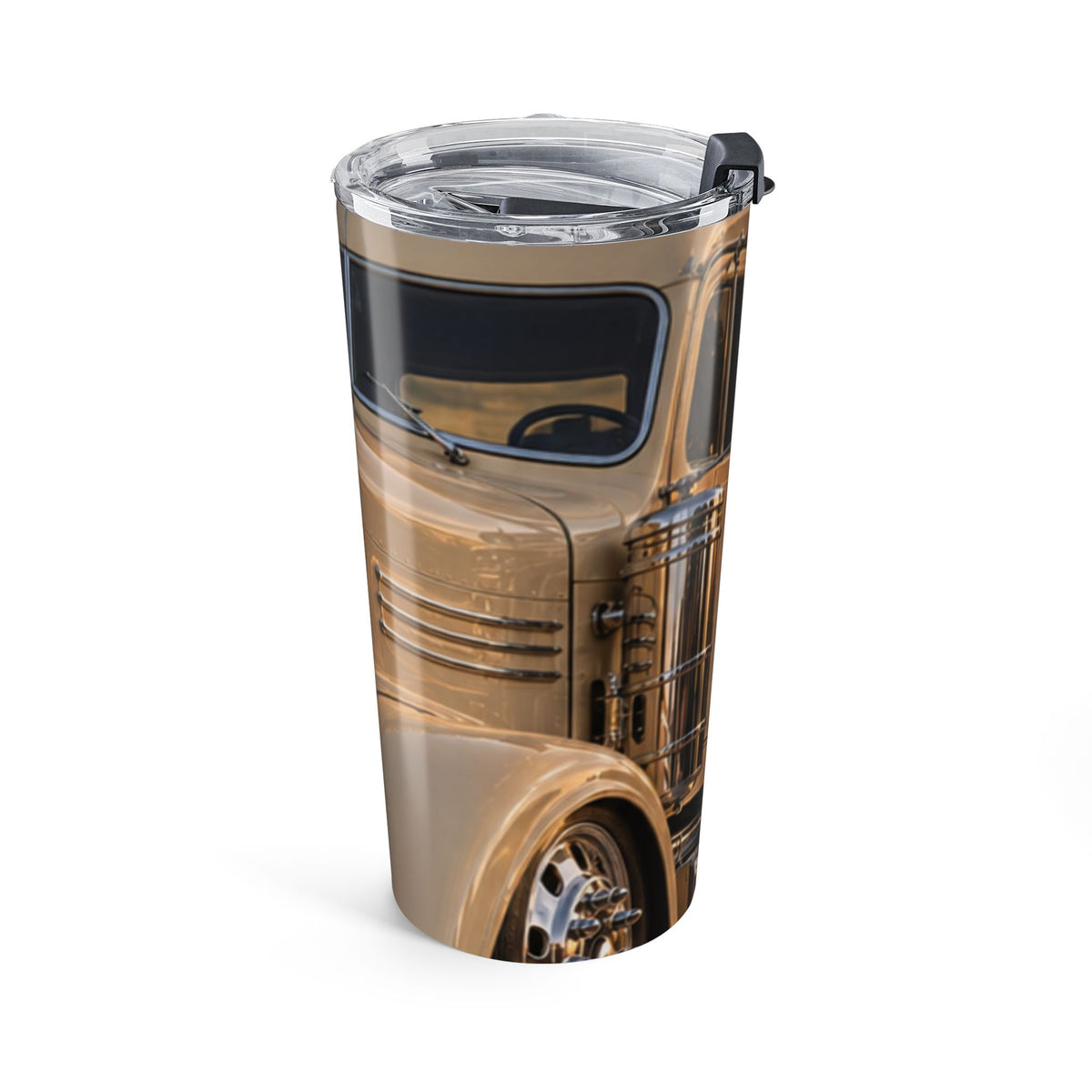 20oz Travel Tumbler — Vintage Truck Sunset Stainless Steel Insulated Cup