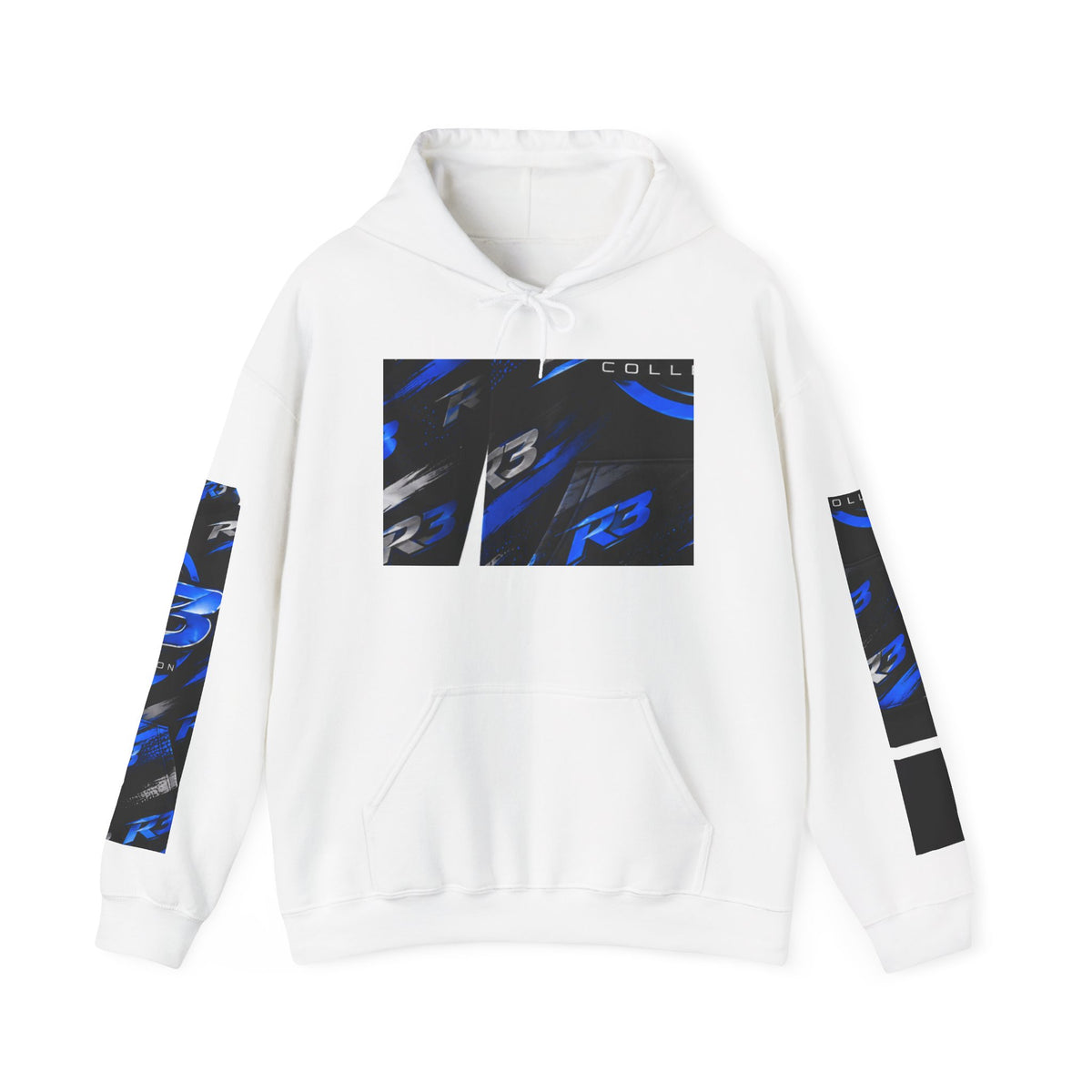 RIGGS 360 R3 Blue Motion Hoodie — Racing Graphic Pullover