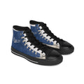 RIGGS 360 Classic High-Top Sneakers — Vintage Blue Canvas Men's Casual Shoes