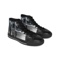 RIGGS 360 Classic High-Top Sneakers — Industrial Metal Train Photo Print