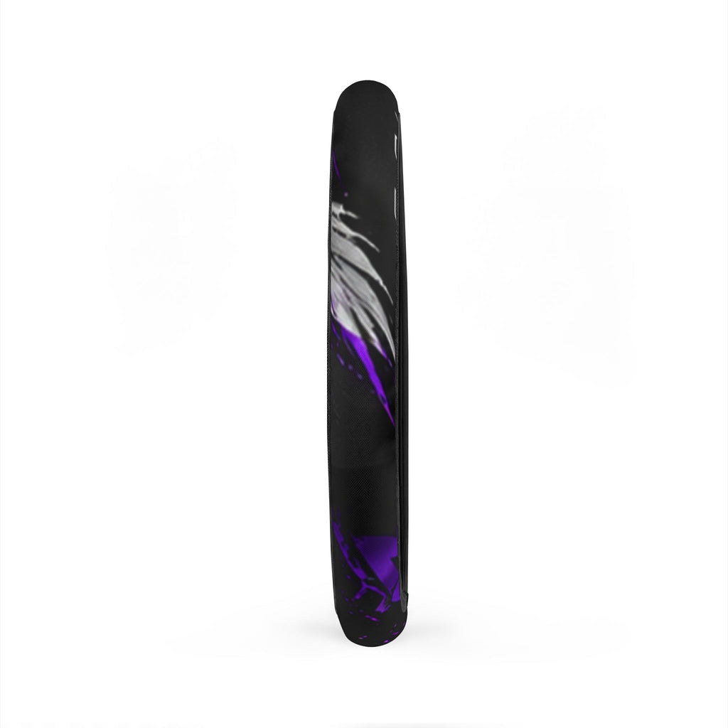 Purple Smoke Car Steering Wheel Cover — Black & Violet Grip