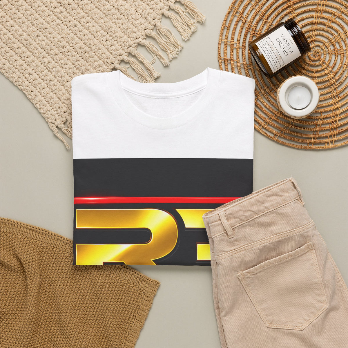 Logo Tee — RE Collection Gold Emblem