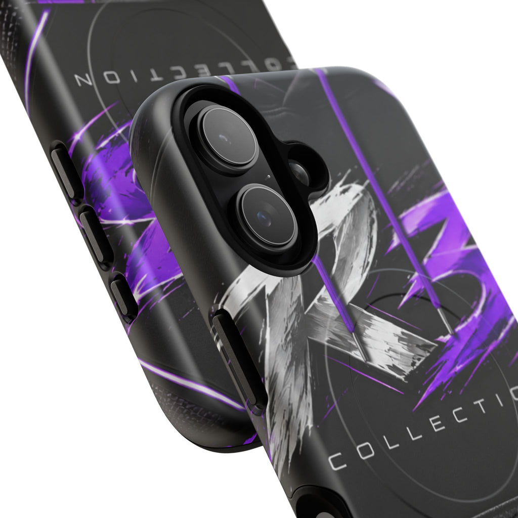 RIGGS 360 R3 Collection Purple Graphic Tough Magnetic Phone Case