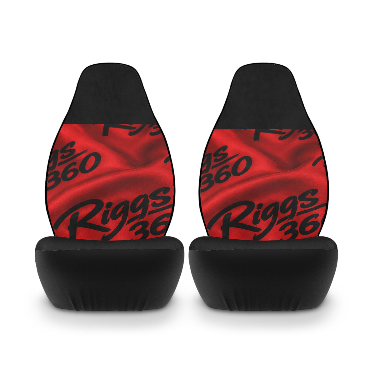 Riggs 360 Red Satin Polyester Car Seat Covers