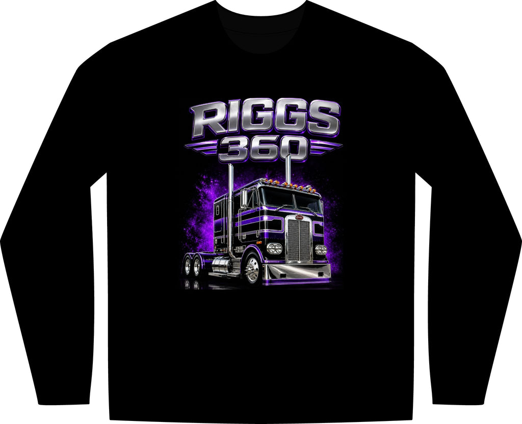 RIGGS 360 Galaxy Semi-Truck Long Sleeve Tee