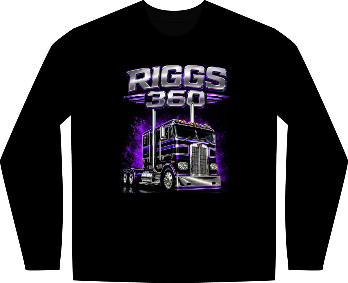 RIGGS 360 Galaxy Semi-Truck Long Sleeve Tee