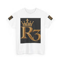 Royal R3 Crown T-Shirt — Gold Monogram Graphic Tee