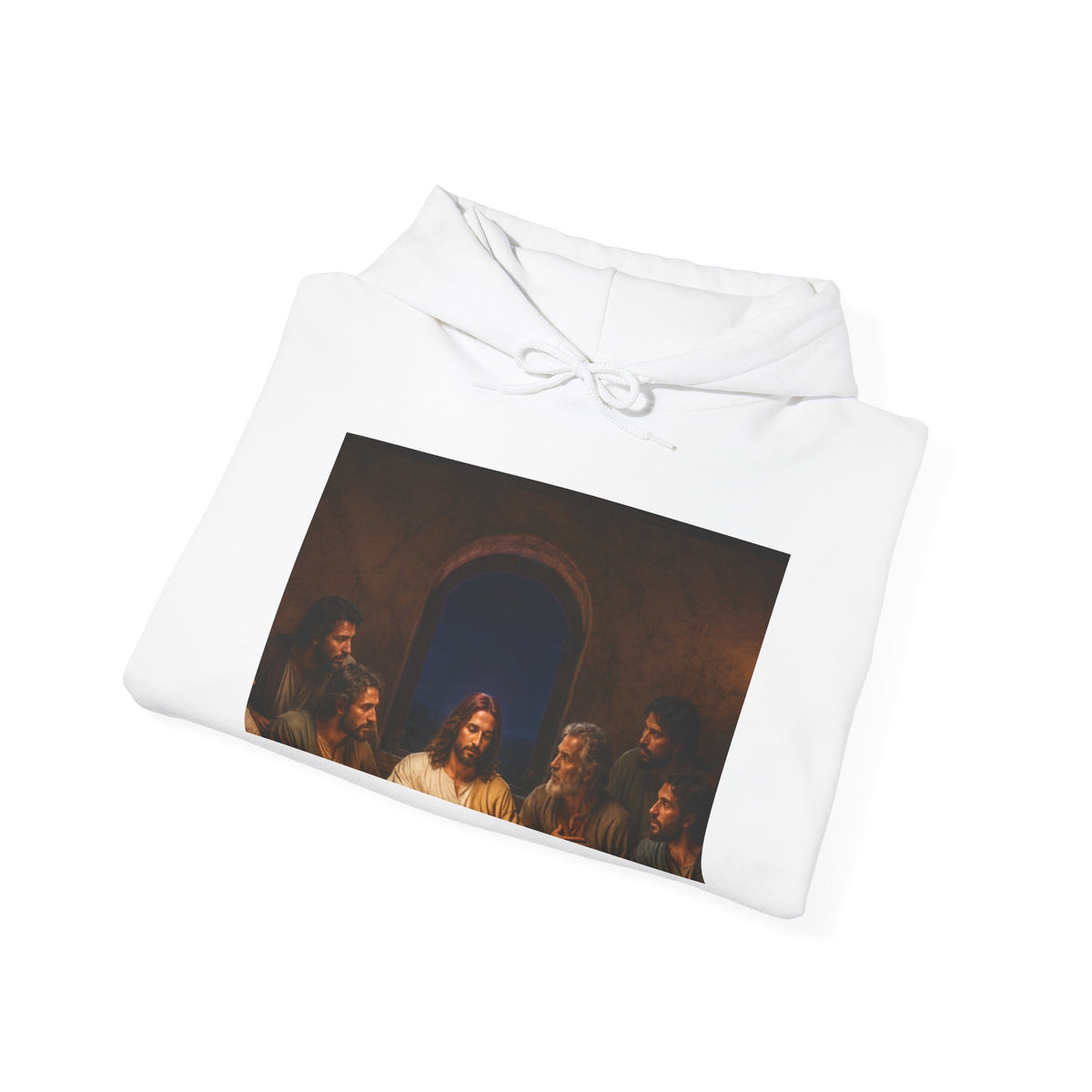 RIGGS 360 Last Supper Hoodie — Renaissance Jesus Print Pullover
