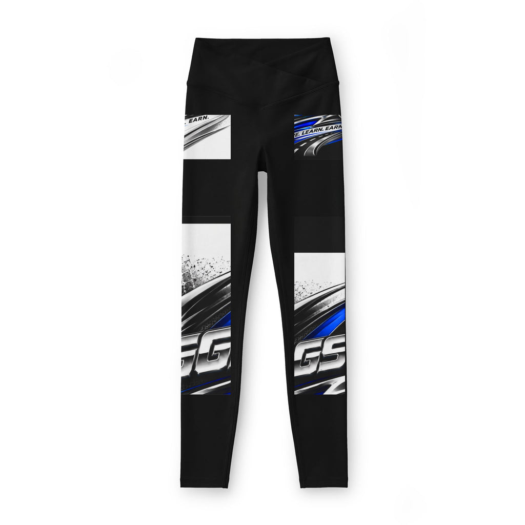 RIGGS 360 Racing Graphic Leggings — Women's High-Waist Athletic Yoga Pants