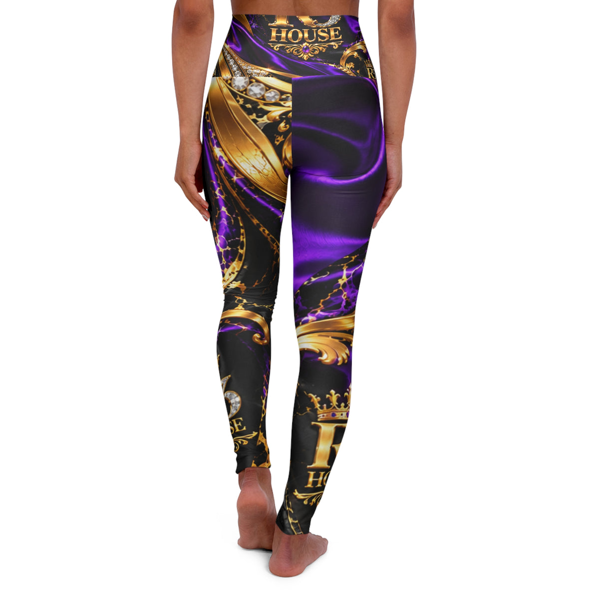 R3 HOUSE WOMENS PURPLE PASSION LEGGINS