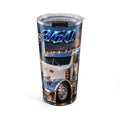 Semi Truck 20oz Tumbler — Sunset Rig 360 Travel Mug