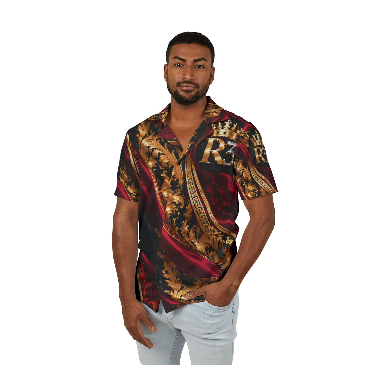 R3 HOUSE MENS BURGUNDY TOP