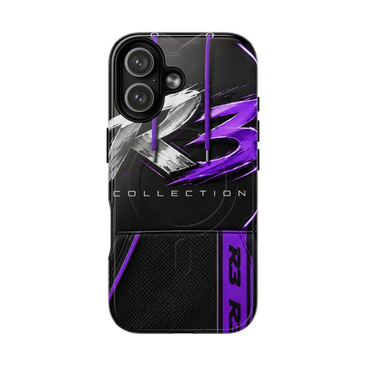 RIGGS 360 R3 Collection Purple Graphic Tough Magnetic Phone Case