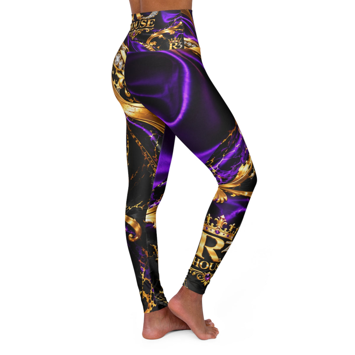 R3 HOUSE WOMENS PURPLE PASSION LEGGINS