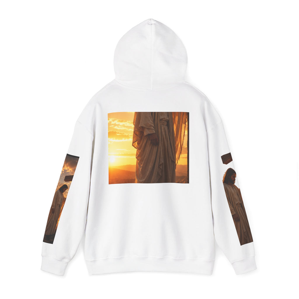 RIGGS 360 Hoodie - Jesus at Sunrise Graphic Pullover