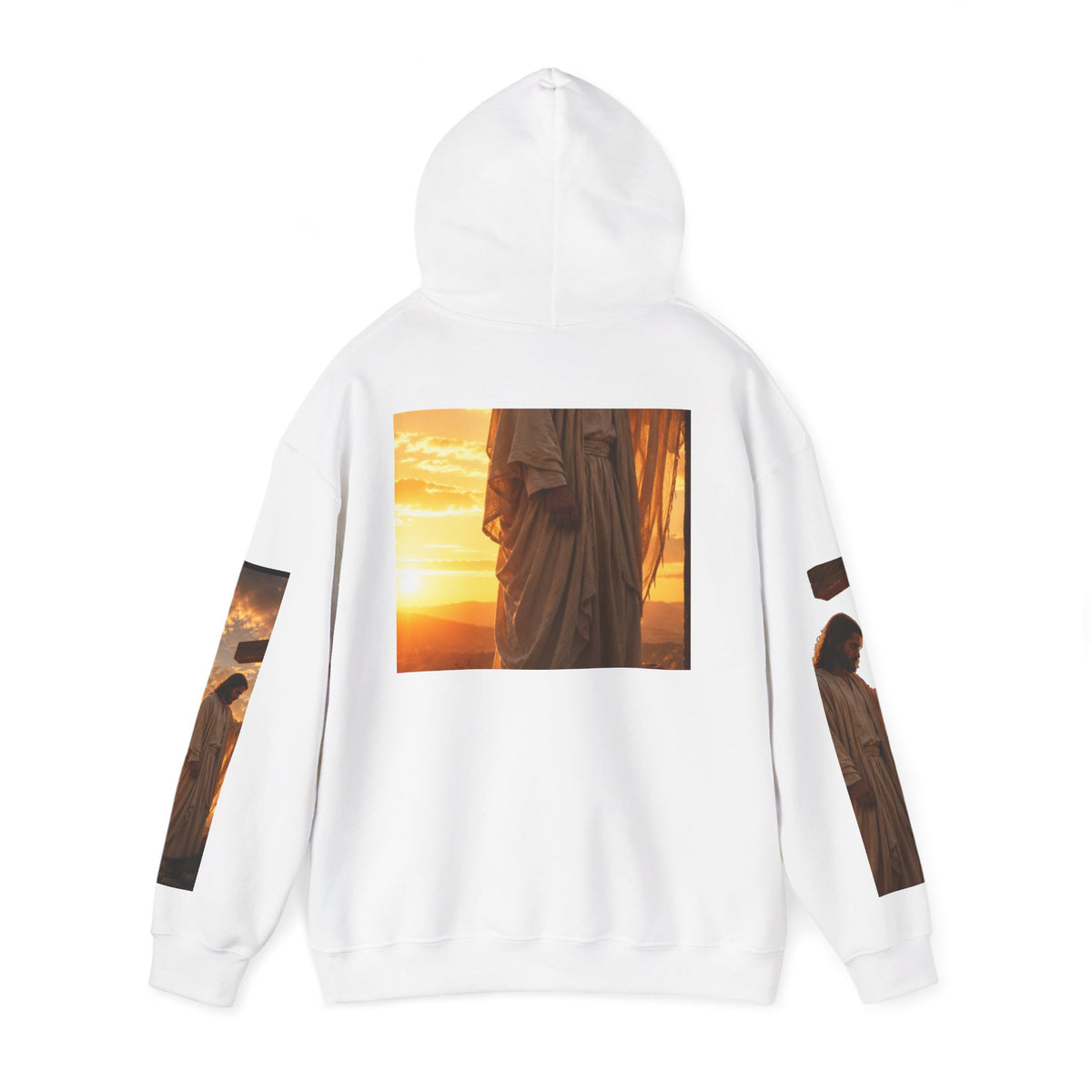 RIGGS 360 Hoodie - Jesus at Sunrise Graphic Pullover