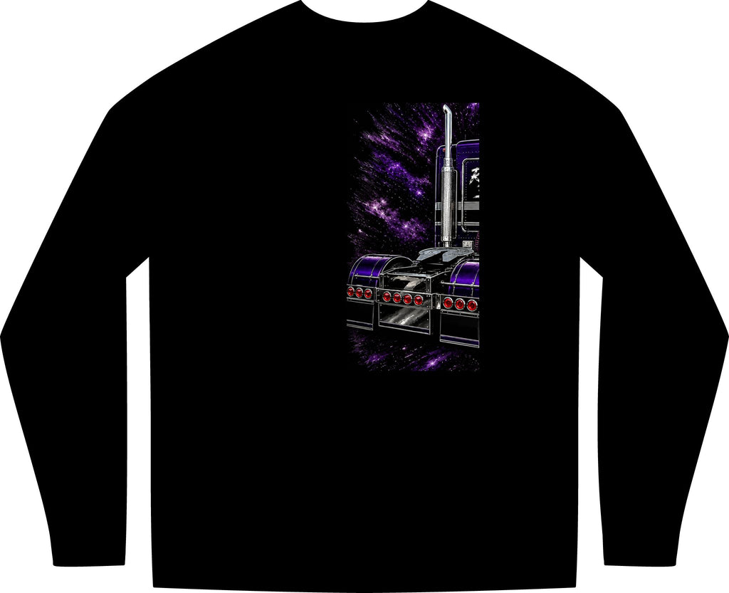 RIGGS 360 Galaxy Semi-Truck Long Sleeve Tee