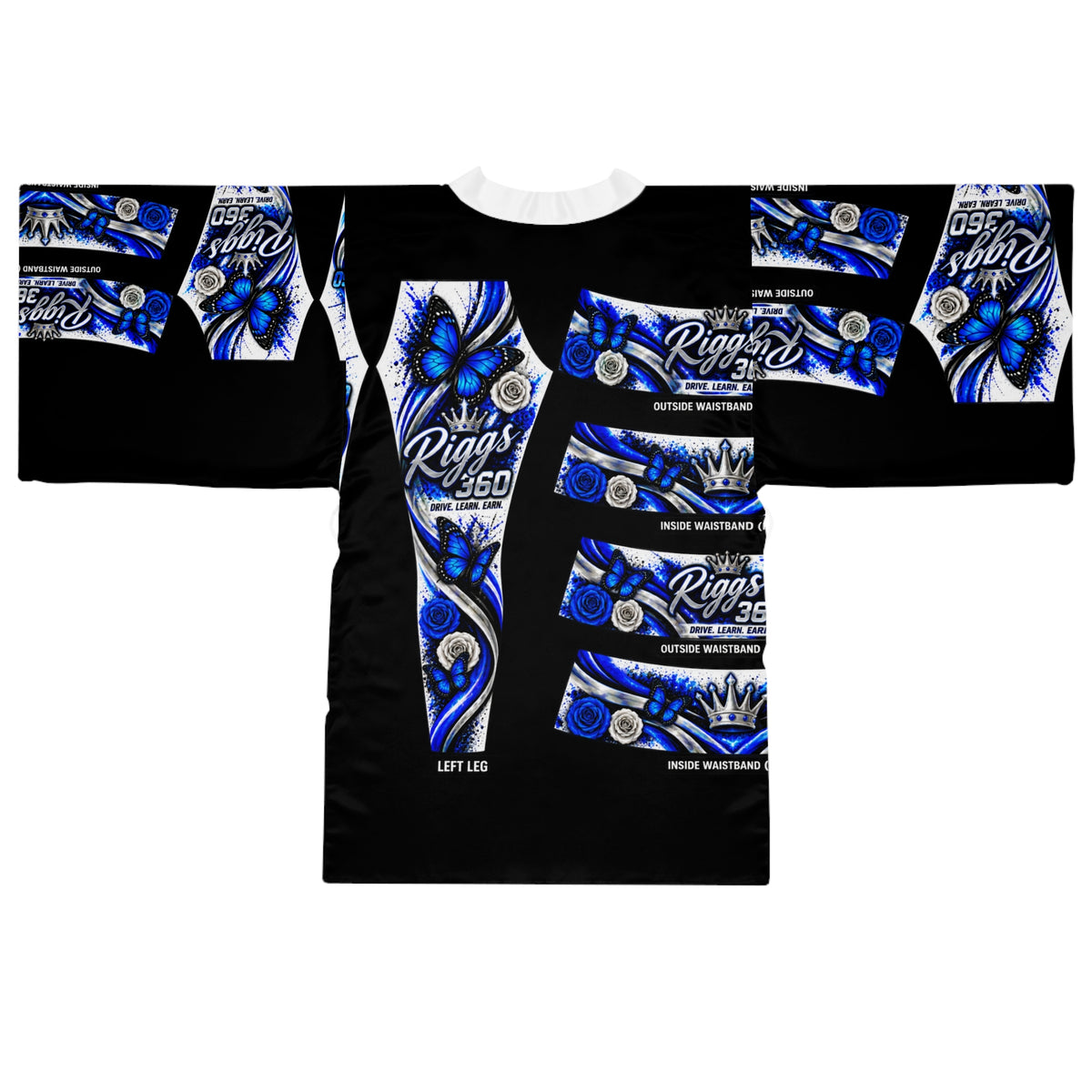 Long Sleeve Kimono Robe (AOP)