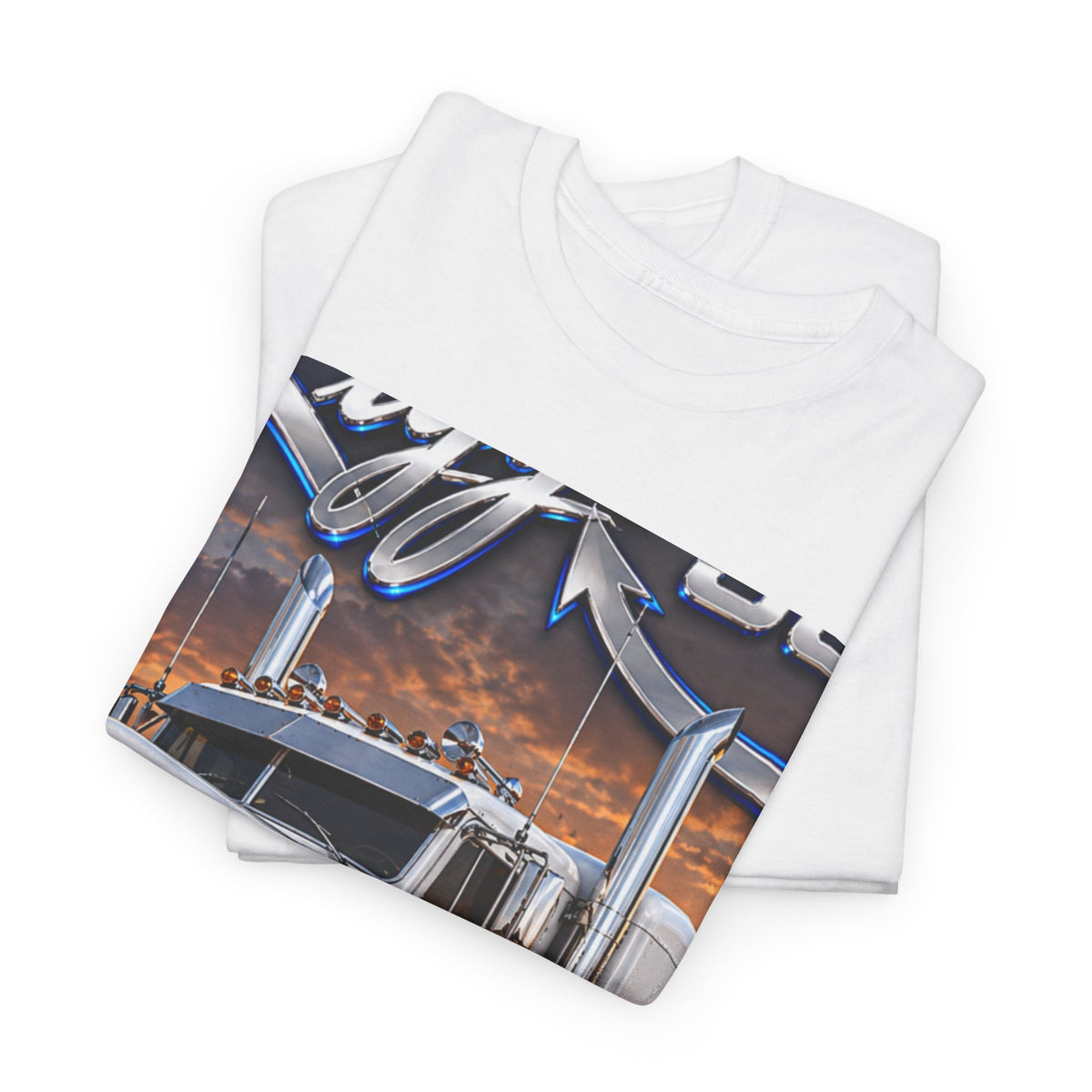 Big Rig Truck Graphic Tee — Classic Semi Truck Print T‑Shirt for Truckers & Enthusiasts