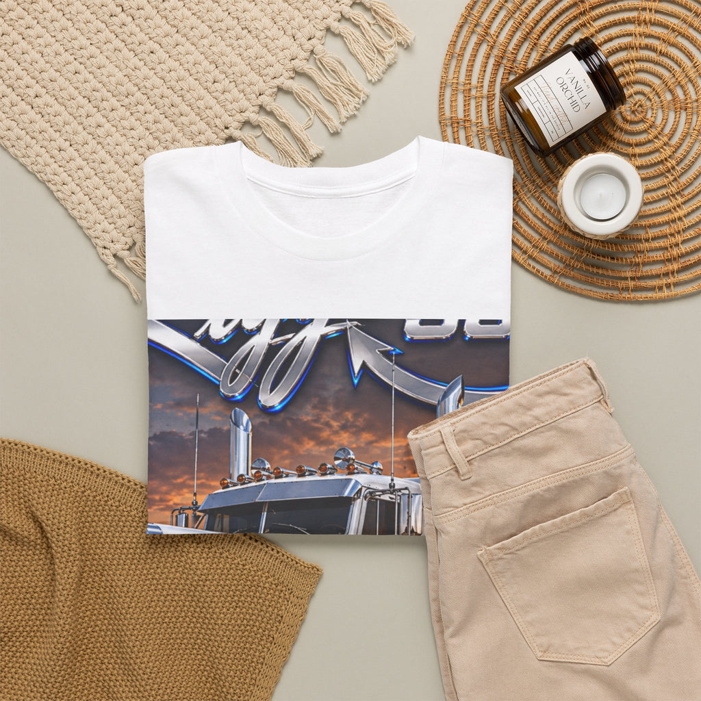 Big Rig Truck Graphic Tee — Classic Semi Truck Print T‑Shirt for Truckers & Enthusiasts