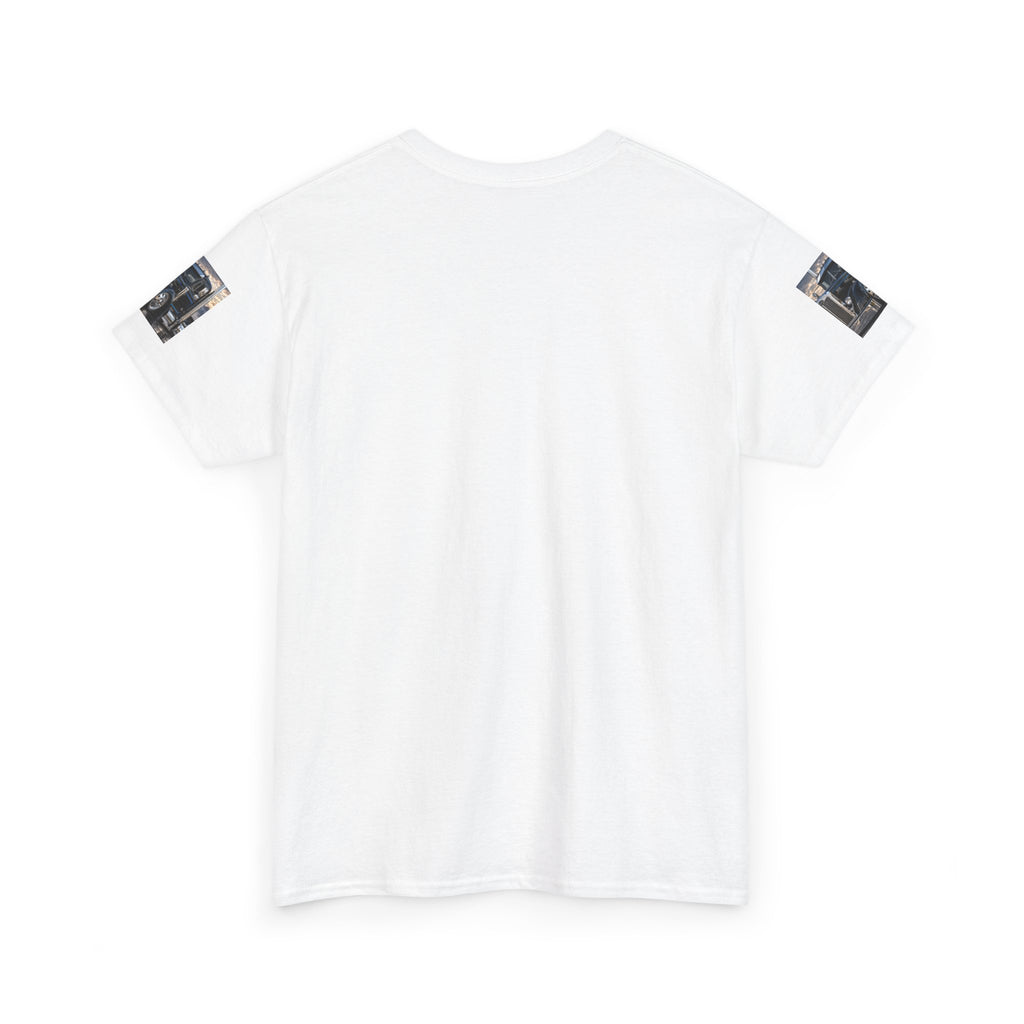 Classic Semi Truck T‑Shirt — Vintage Black Rig Photo Tee