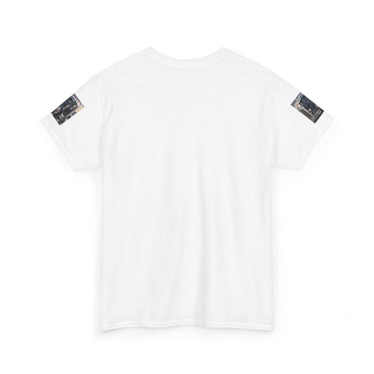 Classic Semi Truck T‑Shirt — Vintage Black Rig Photo Tee