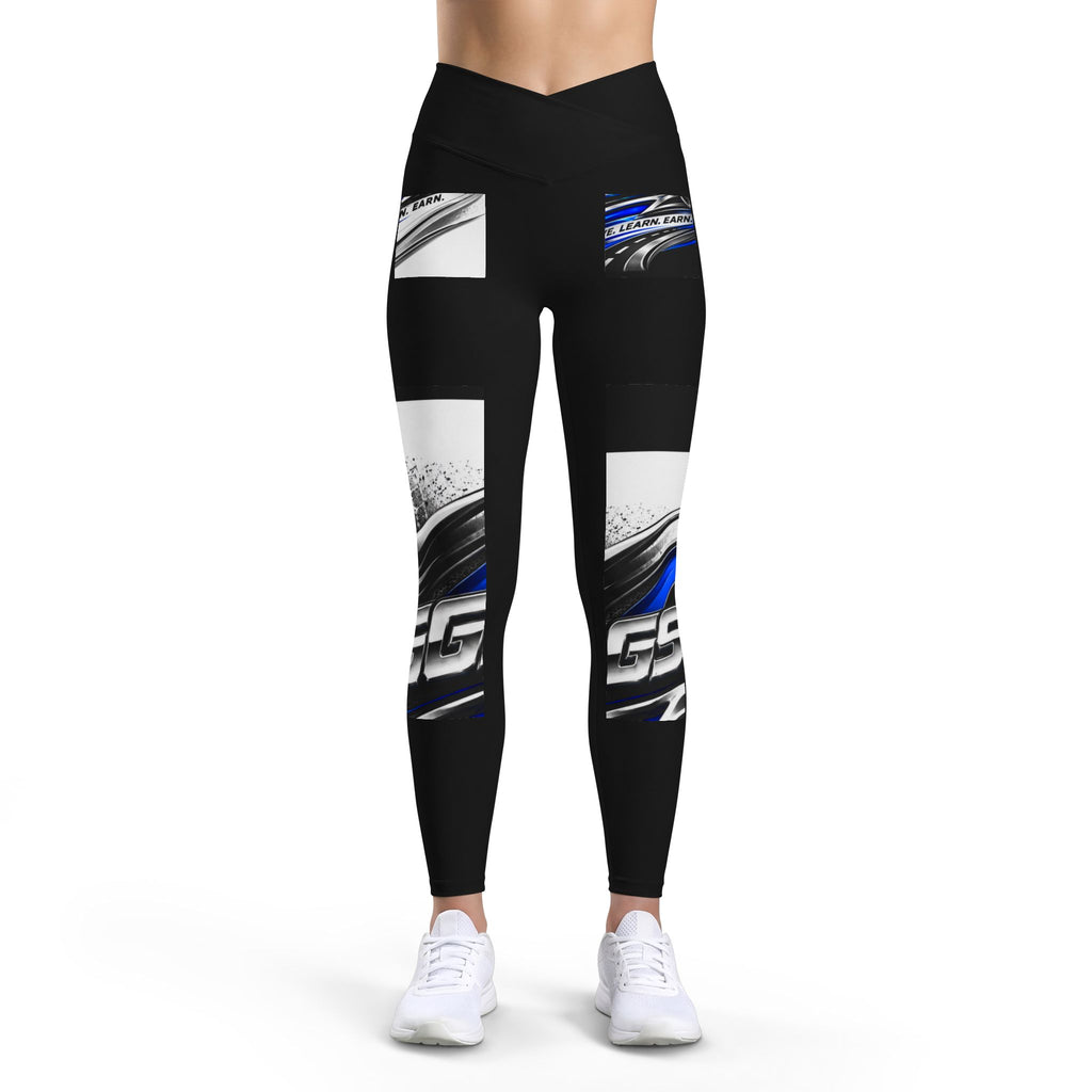 RIGGS 360 Racing Graphic Leggings — Women's High-Waist Athletic Yoga Pants