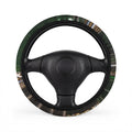 Camouflage Steering Wheel Cover — Green Camo Car Accessory, Grip & Protection