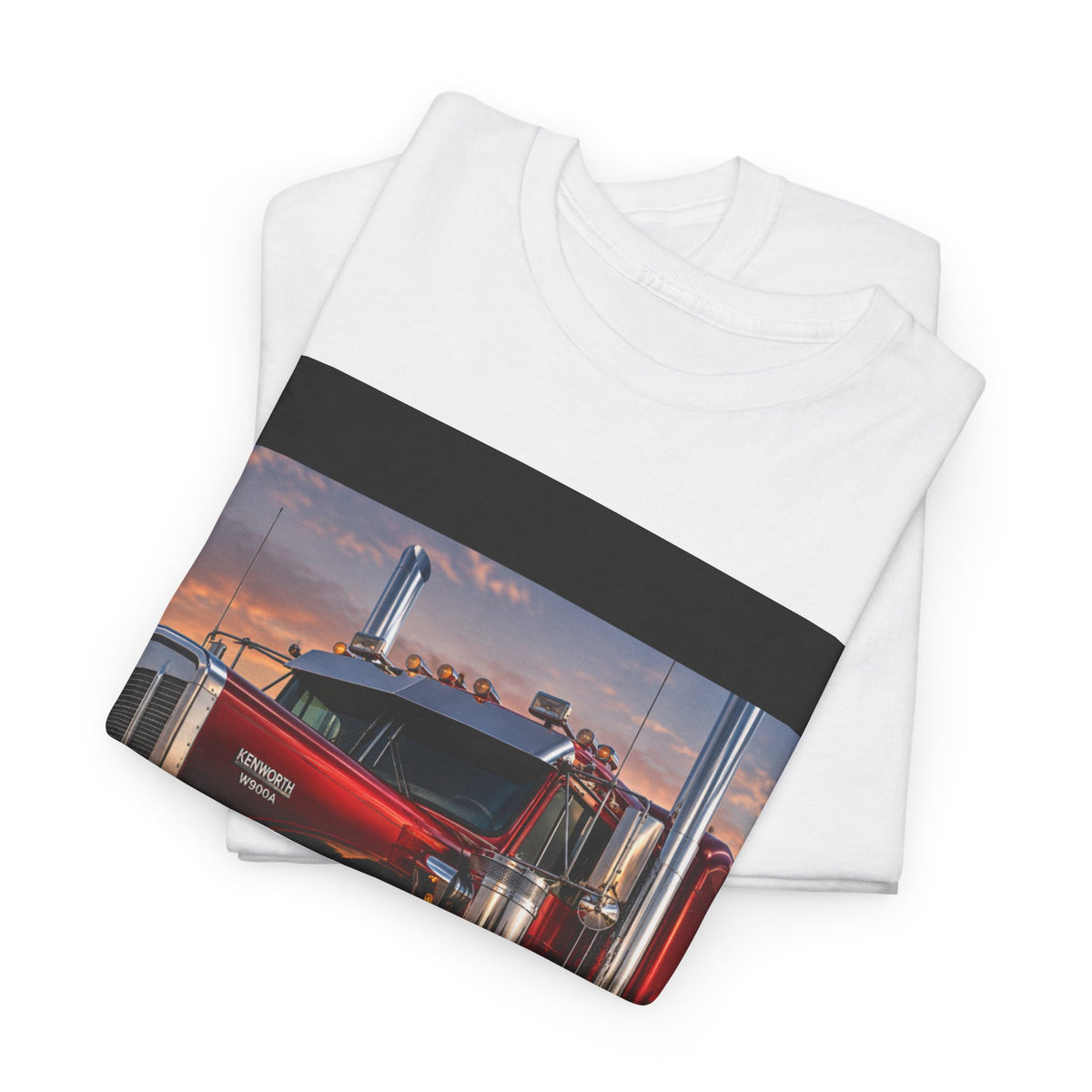 Classic Red Kenworth Truck T‑Shirt — Big Rig Trucker Tee