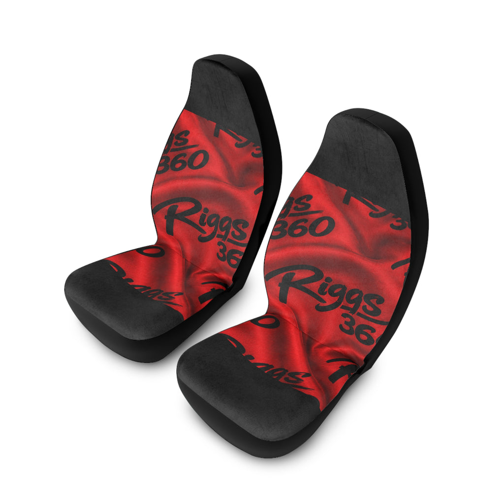 Riggs 360 Red Satin Polyester Car Seat Covers