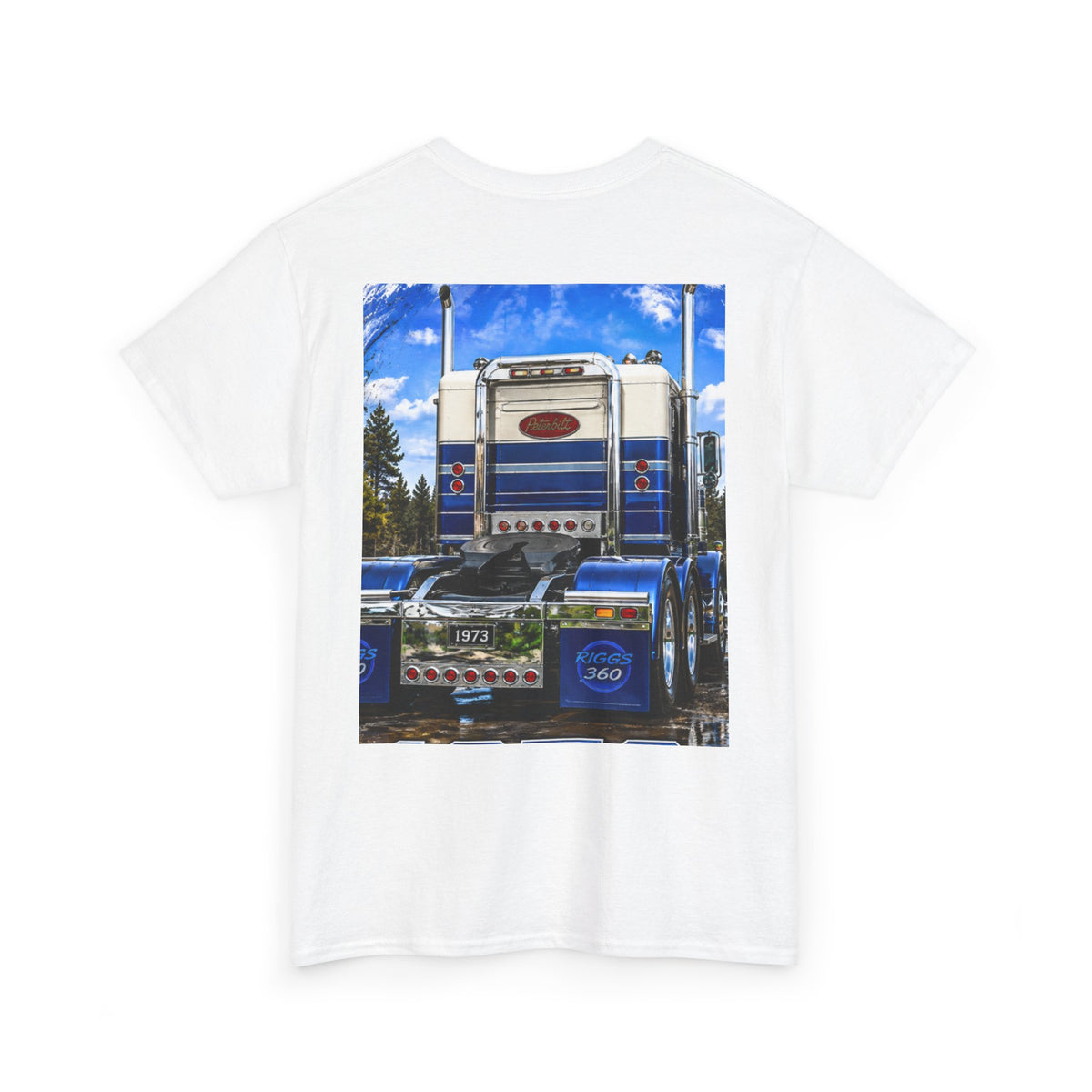 Classic Blue Peterbilt Semi Truck T‑Shirt