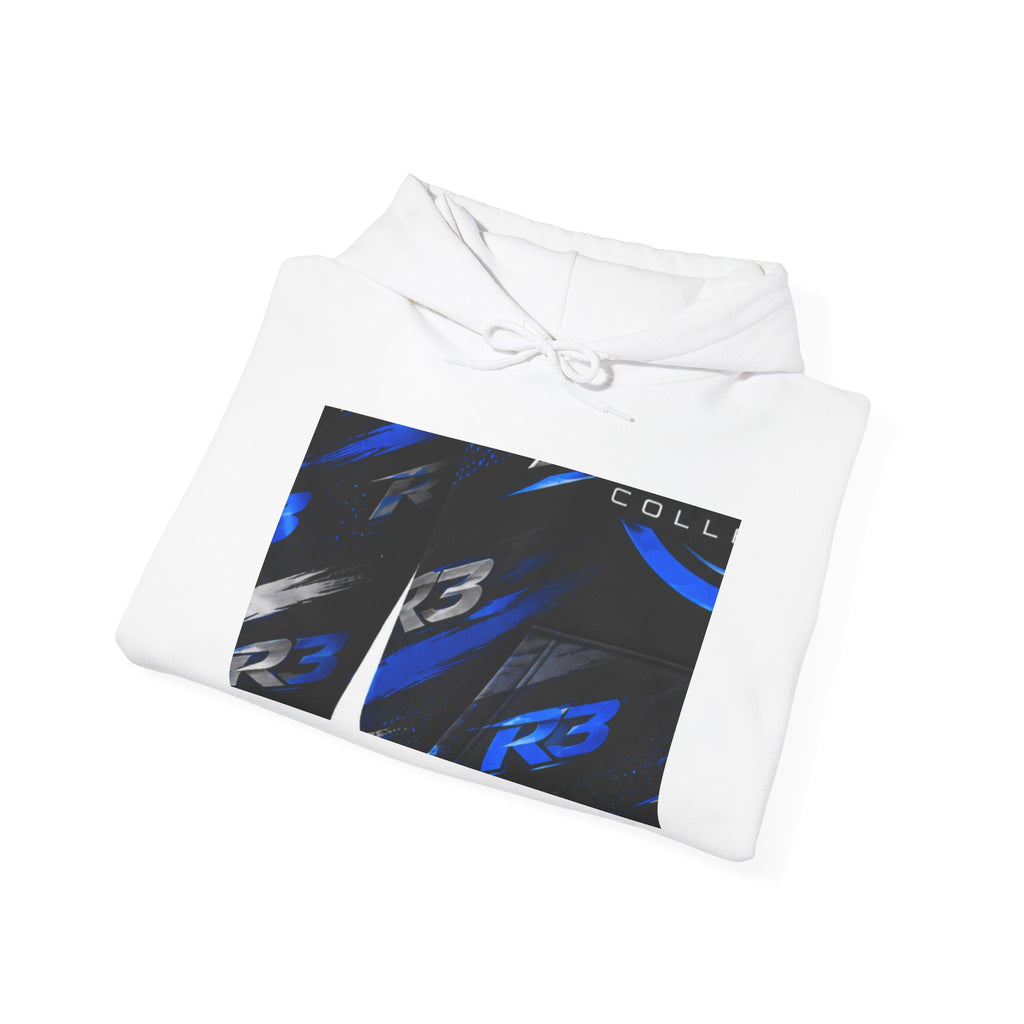 RIGGS 360 R3 Blue Motion Hoodie — Racing Graphic Pullover