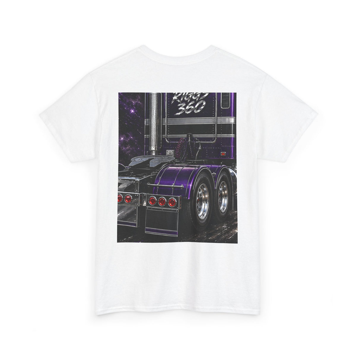Truck Driver Graphic Tee — Purple Kenworth Big Rig Crewneck